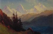 Splendour of the Grand Tetons Bierstadt